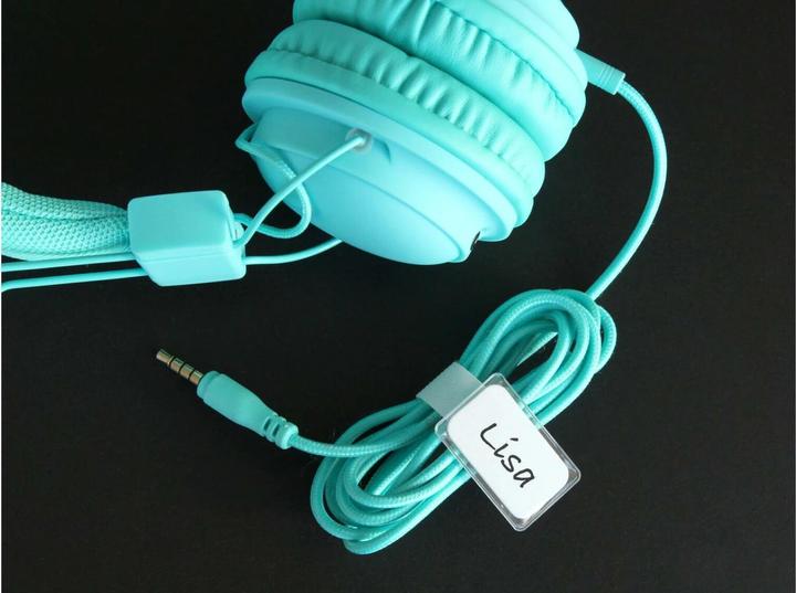 Produktbild Label-the-cable kleine Klettbinder mit Etikette (Klettkabelbinder, 90 mm, 10 Stk.)