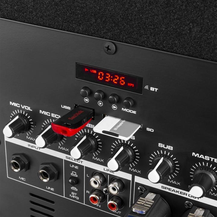 Produktbild Vonyx VX1015BT (Aktiv, 1x 1000 W)