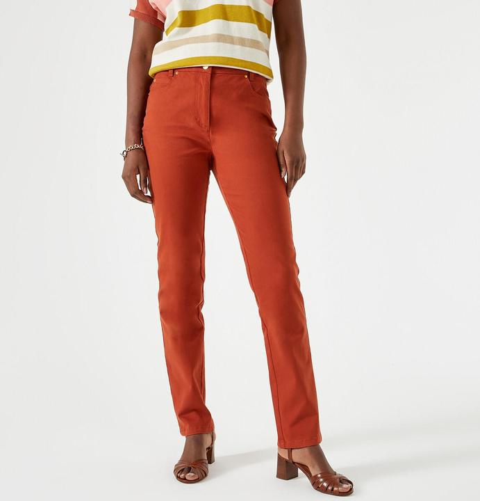Actual product image Anne Weyburn Gerade Five-Pocket-Hose aus Baumwoll-Stretch (52)