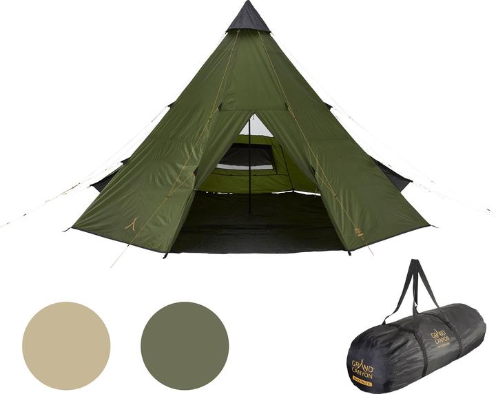 Produktbild Grand Canyon Black Falls 8 (Kuppelzelt, 9 kg, 8 Personen)