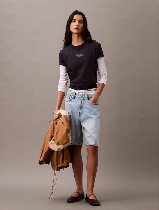 Produktbild Calvin Klein Jeans Ss Flocked Logo Cn Tee (S)