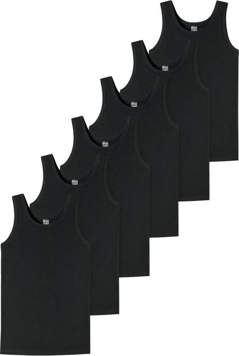Actual product image Schiesser Pack of 6 Teens Boys - 95/5 Organic Cotton undershirt (140)