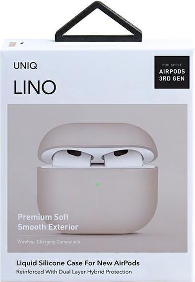 Actual product image Uniq Lino Silicone Case (Charging case cover)