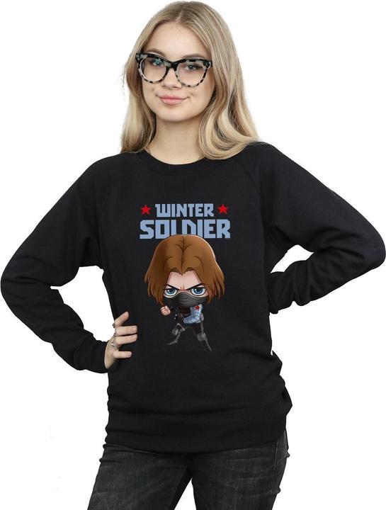 Immagine prodotto Winter Soldier Bucky Toon Felpa Donna (M)