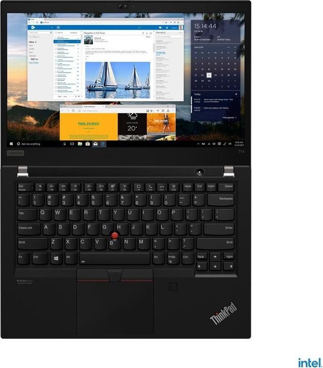 Actual product image Lenovo ThinkPad T14 Gen 2 20W0 (14", Intel Core i5-1135G7, 8 GB, 256 GB, DE)