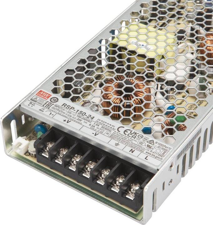 Actual product image MeanWell AC/DC power supply module closed