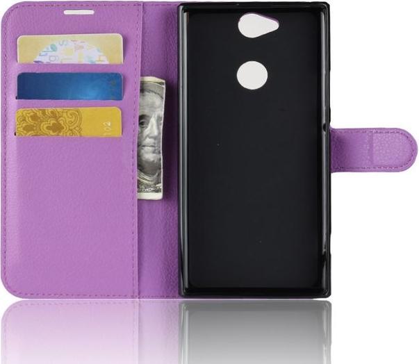 Produktbild MU Classic Litchi Leder Bookcover Series (Xperia XA2 Plus)