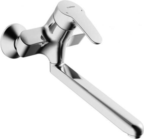 Hansa HANSAMIX miscelatore per lavabo, sporgenza 300 mm, cromo