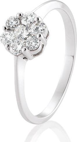 Produktbild Breuning Verlobungsring Flower (56, 750/18 K Gold)