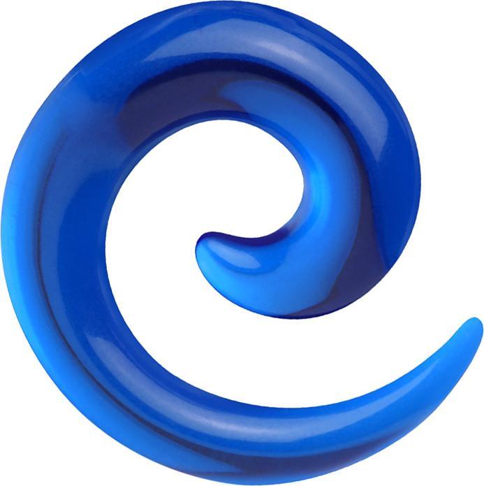 Immagine prodotto Star Piercing Spirale espandibile blu scuro trasparente (senza ottone, Acrilico)