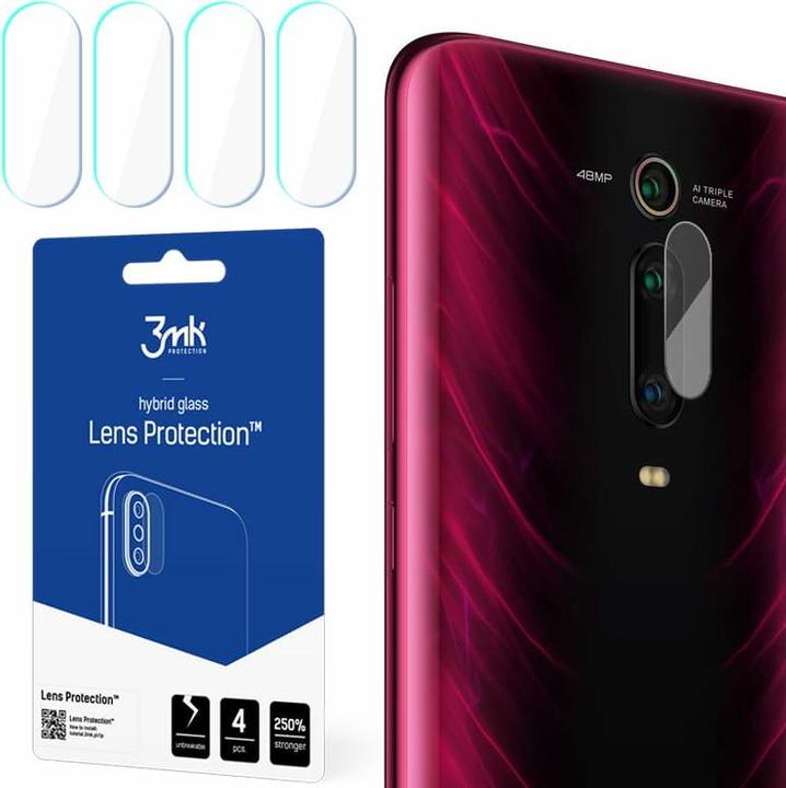 Actual product image 3MK Camera protection glass, camera glass (1 Piece, Mi 9T)