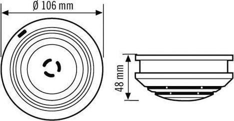 Actual product image Esylux Smoke detector PROTECTOR K 230 V