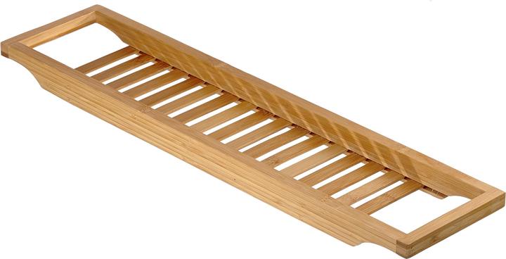 Immagine prodotto Relaxdays Ripiano vasca da bagno in bambù (65 x 15 x 4 cm)