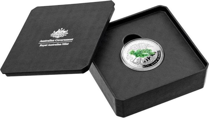 Produktbild Royal Australian Mint Silber Daintree Rainforest 1 oz PP - gewölbte Prägung (999, 2022)