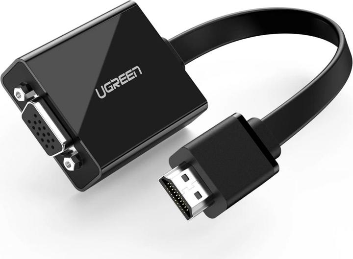 Immagine prodotto Ugreen Convertitore adattatore da HDMI a VGA con supporto audio 1080P (HDMI, 16 cm)