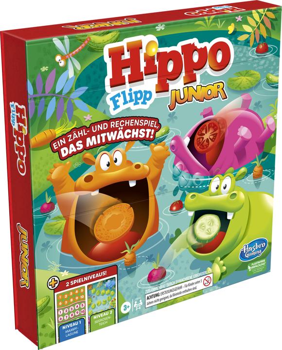 Actual product image Hasbro Gaming Hippo Flipp Junior (German)