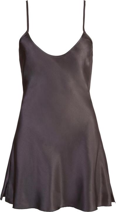 Productafbeelding Cottelli Collection Satijnen negligé zwart (XXL)
