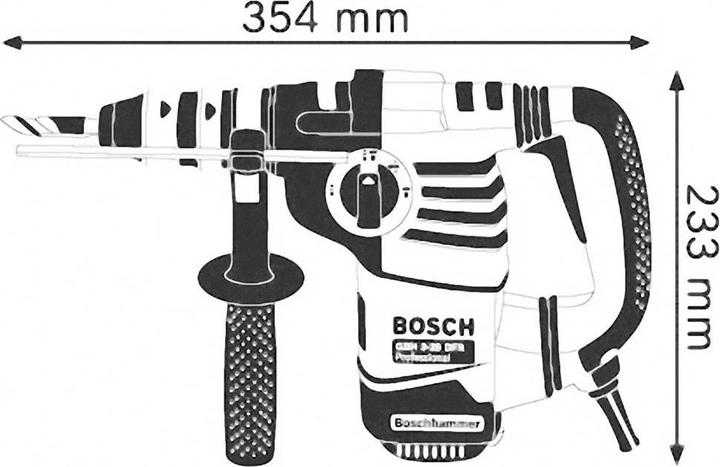 Produktbild Bosch Professional Bohrhammer mit SDS plus GBH 3-28 DFR, Handwerkerkoffer (Netzbetrieb)