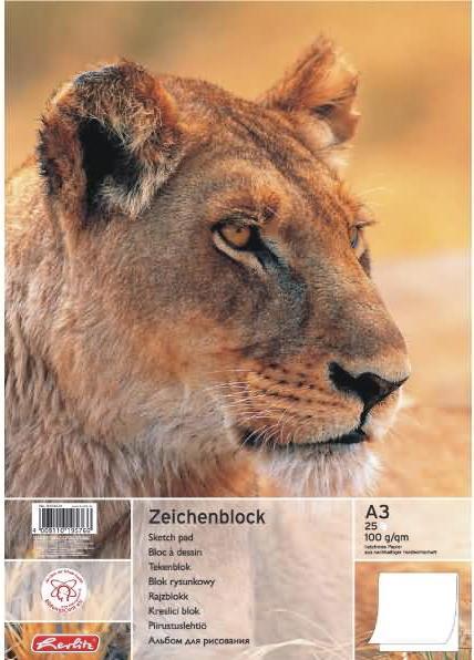 Produktbild Herlitz Zeichenblock A3/25 (A3)