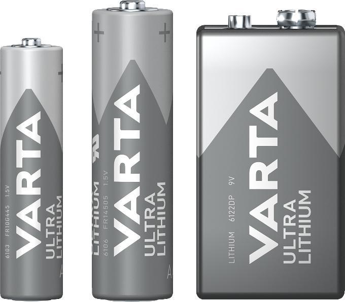 Actual product image Varta ULTRA Lithium (4 pcs., AAA, 1100 mAh)