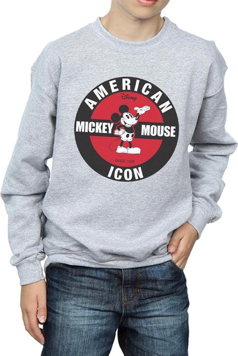 Actual product image Disney Boys Mickey Mouse American Icon Sweatshirt (128)