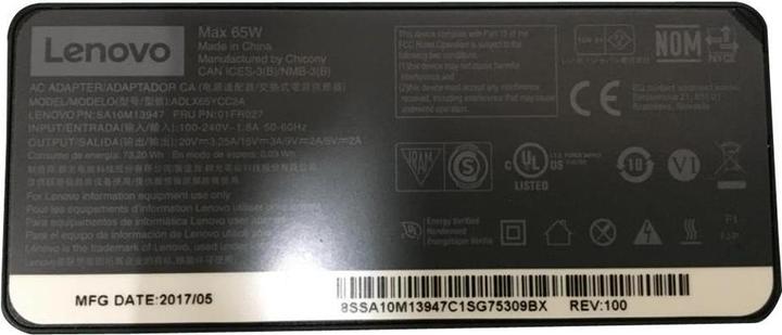 Immagine prodotto Lenovo Adattatore AC 65 Watt USB-C (65 W)