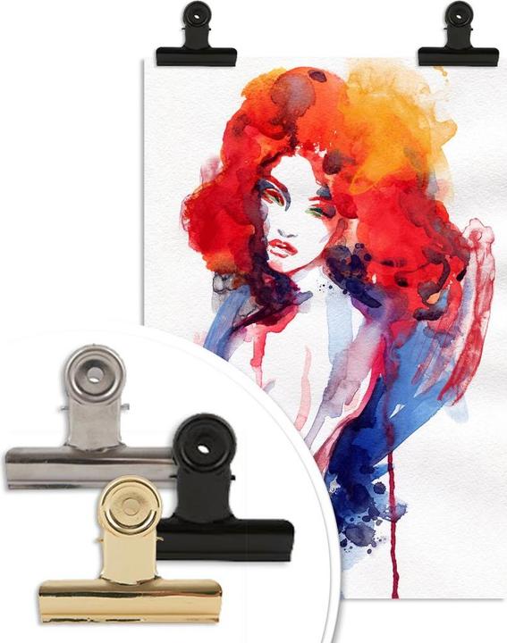 Immagine prodotto Trenddeko La donna con i capelli rosso fuoco (60 x 90 cm)
