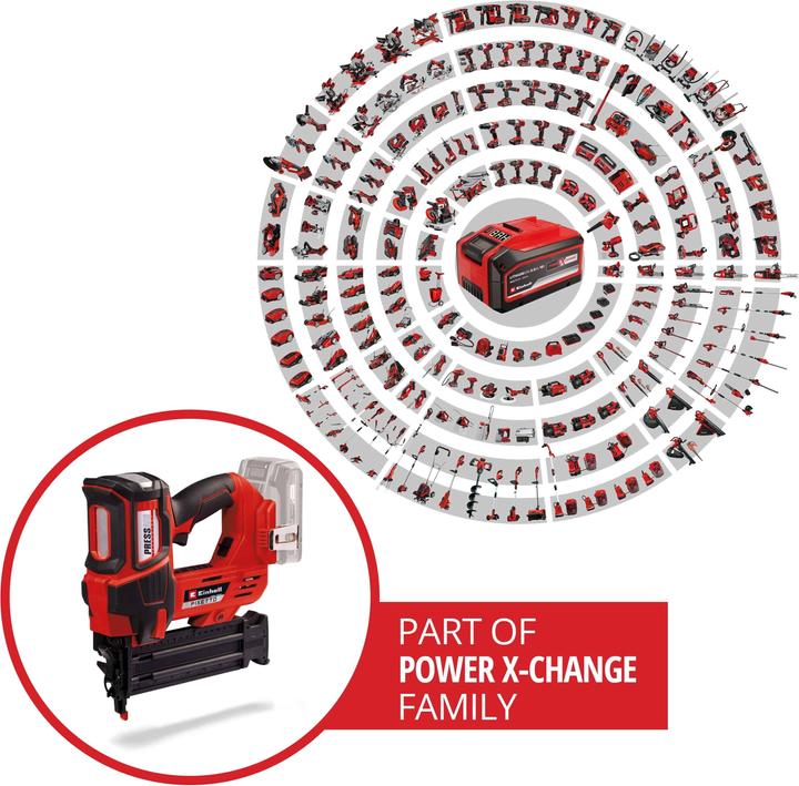 Actual product image Einhell FIXETTO 18/50 N Battery Nailer