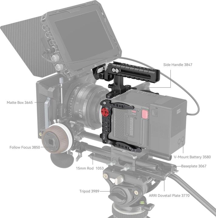 Image du produit SmallRig Basic Cage Kit pour RED KOMODO / KOMODO-X 4110 (Cage)