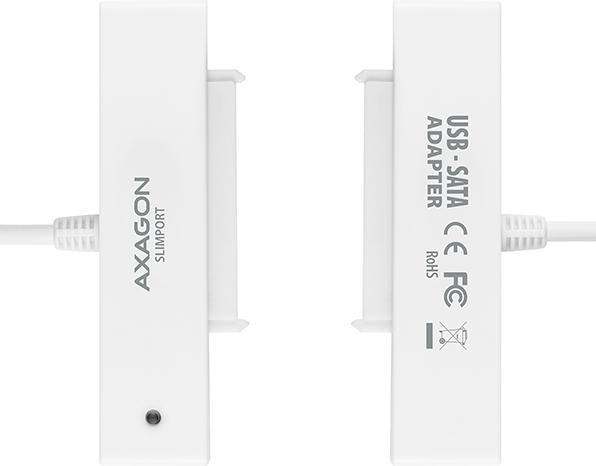 Actual product image Axagon ADSA-1S6 SLIMPort Adapter, USB 2.0, 2.5" SSD/HDD, SATA - with Case (2.5")