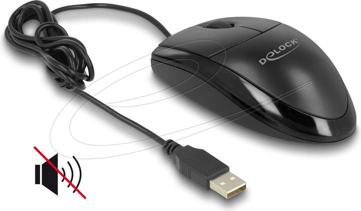 Image du produit Delock Souris de bureau optique USB silencieuse (Filaire)
