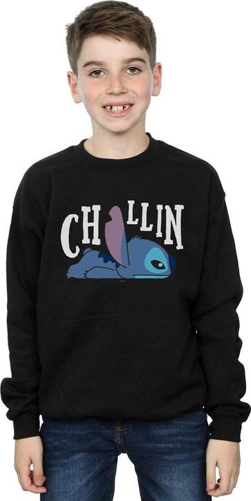 Actual product image Disney Boys Lilo And Stitch Chillin Sweatshirt (140, 146)