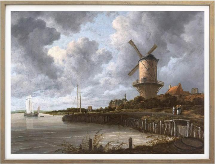 Image du produit Trenddeko van Ruisdael - Le moulin à vent de Wijk près de Duurstede (60 x 50 cm)