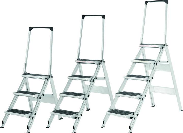 Produktbild Hymer-Leitern Sicherheitstreppe mit Bügel 6061 (Gerüst)