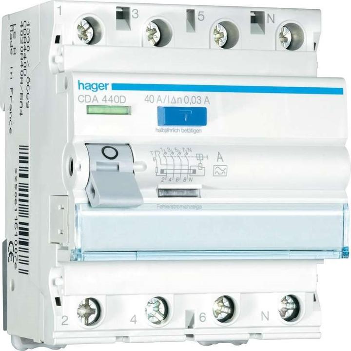 Actual product image Hager CDA440D