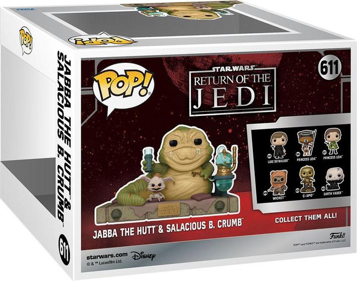 Immagine prodotto Funko POP Star Wars 40Th Jabba The Hutt & Salacious B Crumb