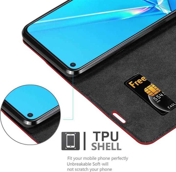 Productafbeelding Cadorabo Boek Onzichtbare Magneethoes (Oppo A92)