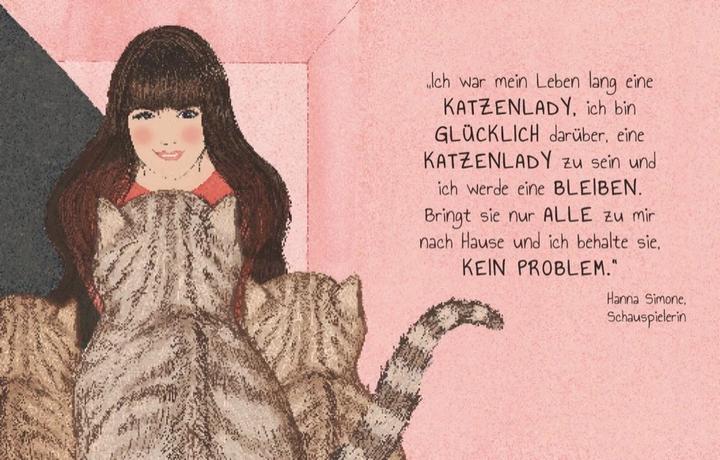 Actual product image Hinter jeder grossartigen Frau steht eine besondere Katze (German, Lulu Mayo, 2024)