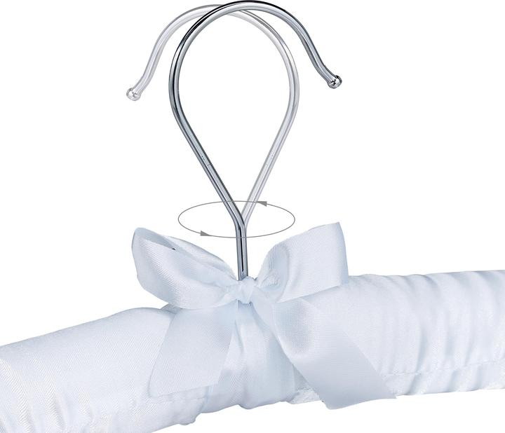 Actual product image Relaxdays Satin hanger (5 x)