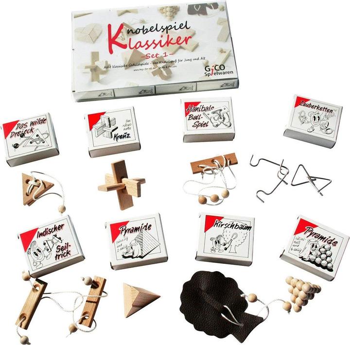 Actual product image Gico Puzzler Set