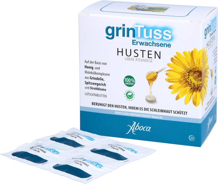 Produktbild Aboca Grintuss Erwachsene Lutschtabletten, 30 g Tabletten (30 Stück)
