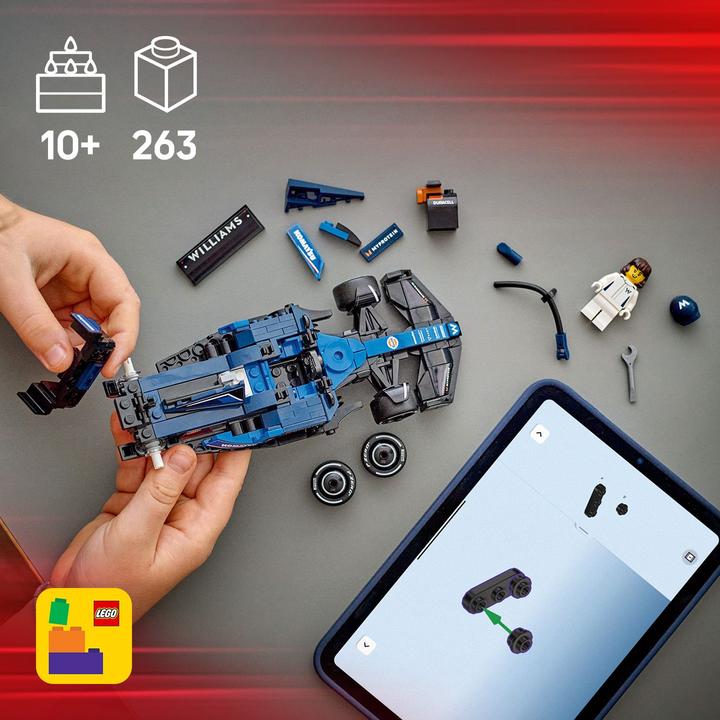 Actual product image LEGO Williams Racing FW46 F1 race car (LEGO Speed Champions)