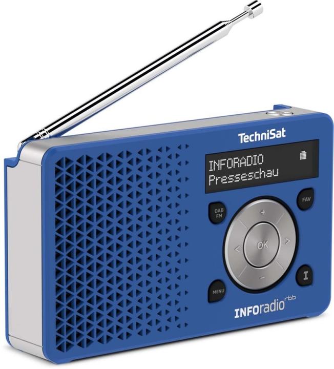 Image du produit TechniSat DigitRadio 1 Inforadio-Edition rbb sombre/argenté (FM)