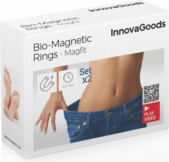 Immagine prodotto InnovaGoods Anelli magnetici per dimagrire Magfit confezione da 2 unità (Crema corpo)