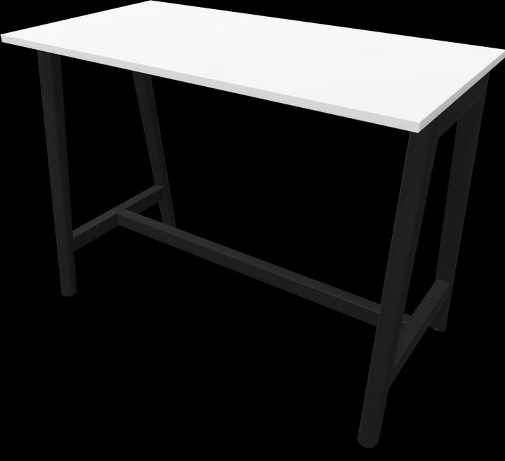 White, Ash stained black