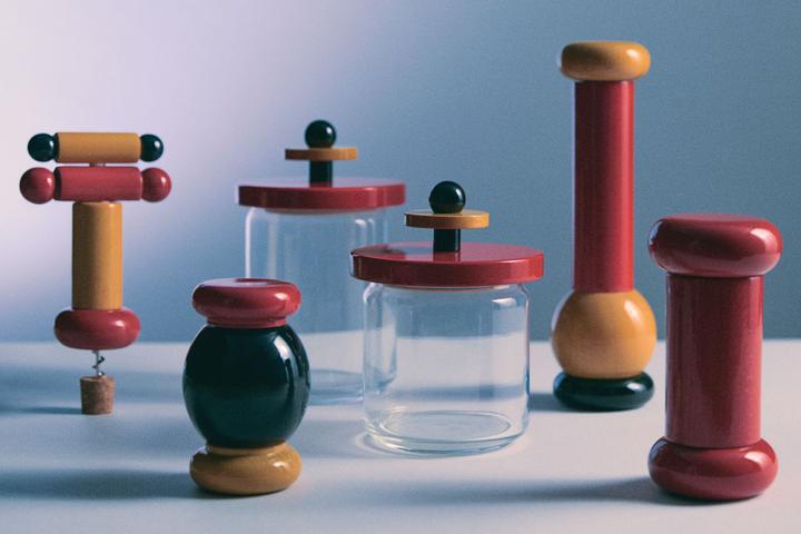 Actual product image Alessi Salt/pepper mill VALUES COLLECTION red (Pepper, Salt)