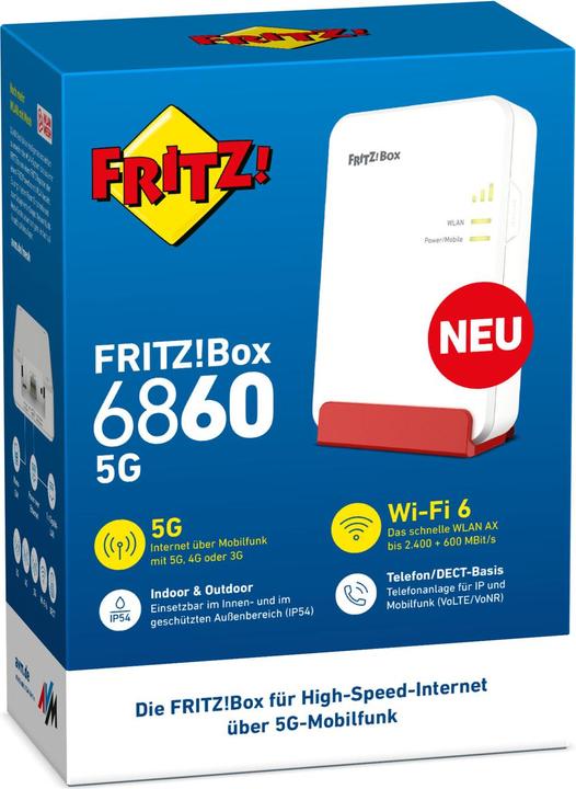 Produktbild AVM FRITZ!Box 6860 5G