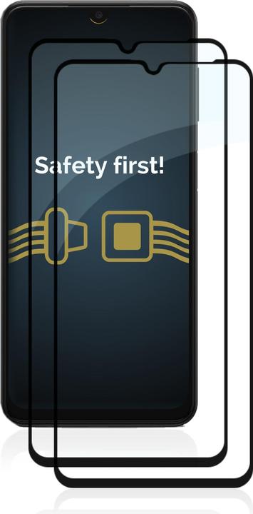 Actual product image Savvies Full-screen armoured glass screen protector (2 Piece, Samsung Galaxy A13 5G)