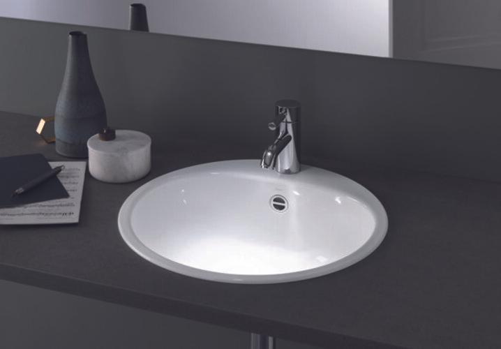 Produktbild Alape Einbaubecken EW 3.2, rund Ø 47,5cm, 2018000000, weiss (500 mm, 495 mm)