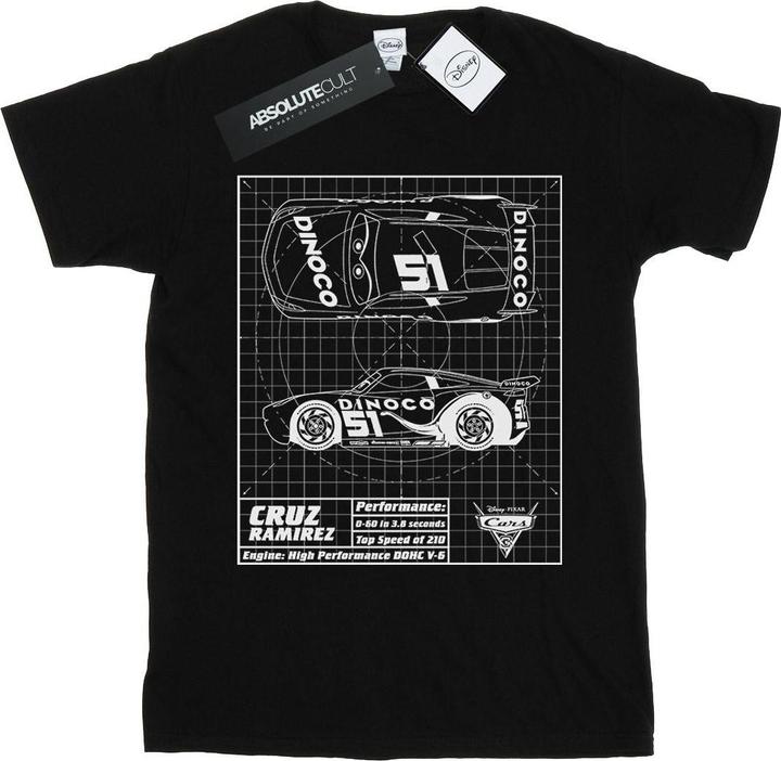 Produktbild Disney Cars Cruz Ramirez Blueprint TShirt (XXL)